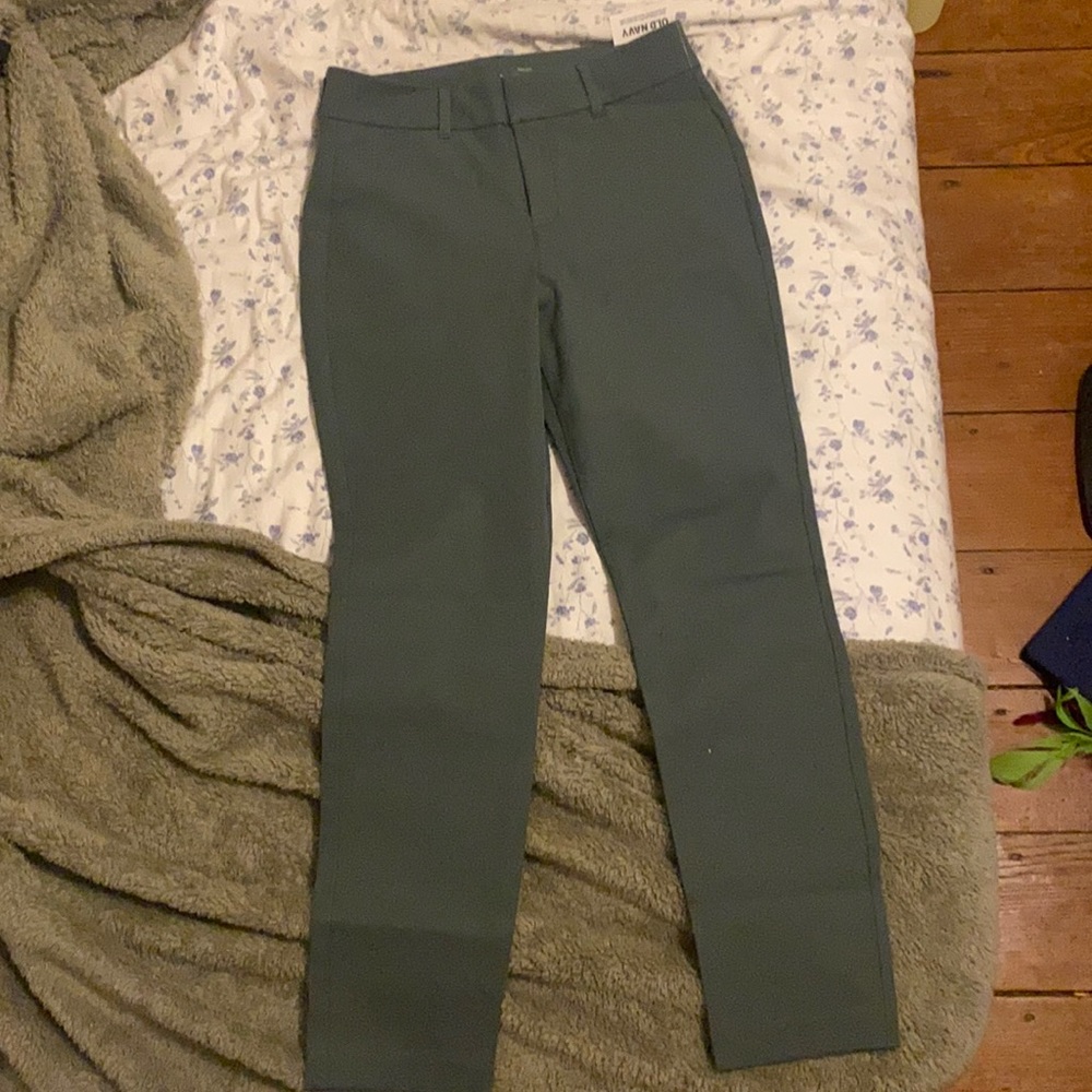 Green High-rise Pixie Pants